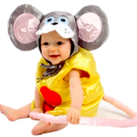 Other - Adorable, cozy Infant/Toddler Mouse In Cheese Costume-